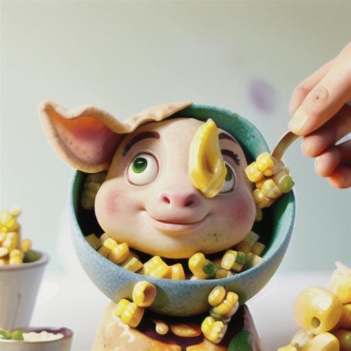 Lamb burritos with corn salsa