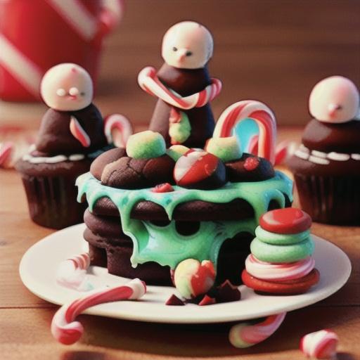 Cake Mix Fudgy Peppermint Cookies