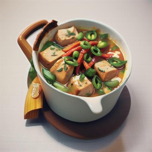 15-minute chicken and pumpkin laksa