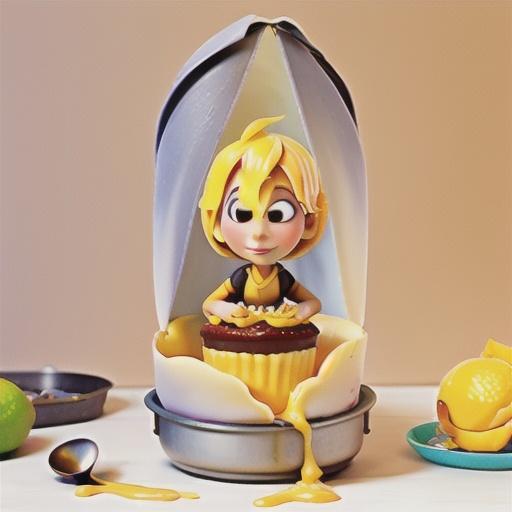 Lemon Cake with Lemon Curd Filling