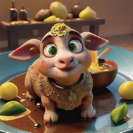 Moroccan Lamb with Shiraz Honey Sauce