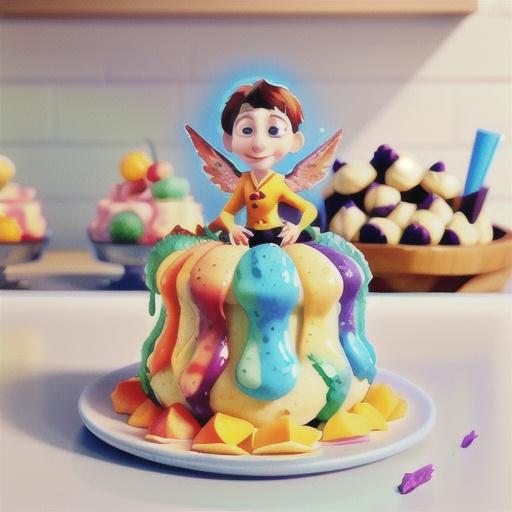 Rainbow Sherbet Roll