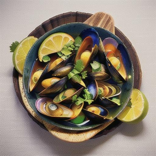 Mussels in Lime-Coconut Broth