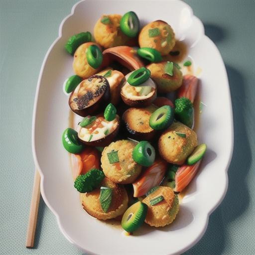 Spicy salmon and broccoli croquettes