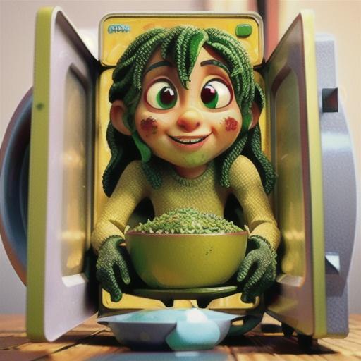 Microwave Arroz Verde