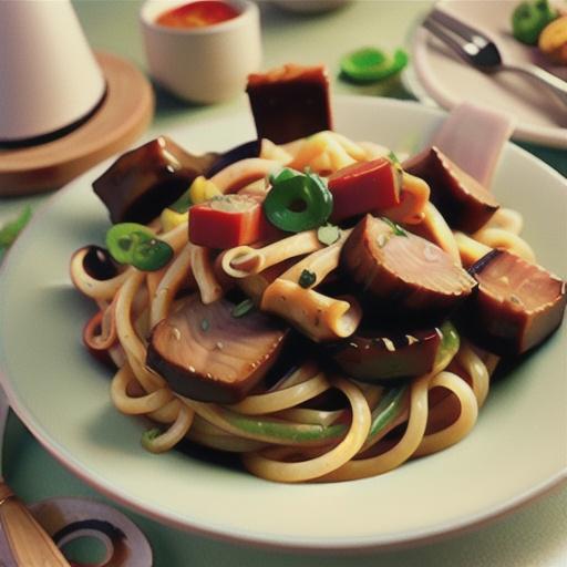 Slow-Cooker Chunky Pork and Mushroom Spaghetti Sauce