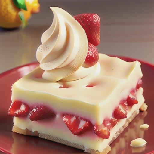 Strawberry Lemon Shortbread Bars