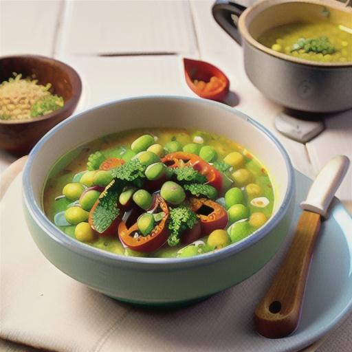 Split Pea Soup with Sun-Dried Tomato Gremolata