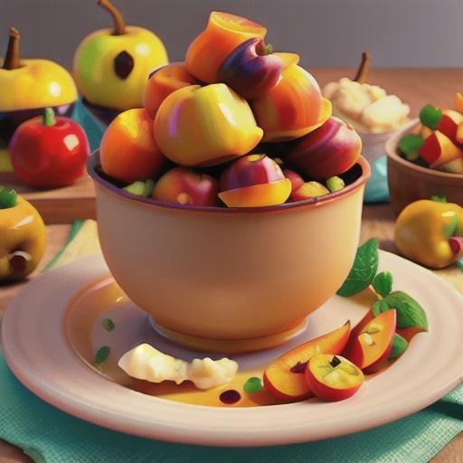 Gingered Apple-Persimmon Compote