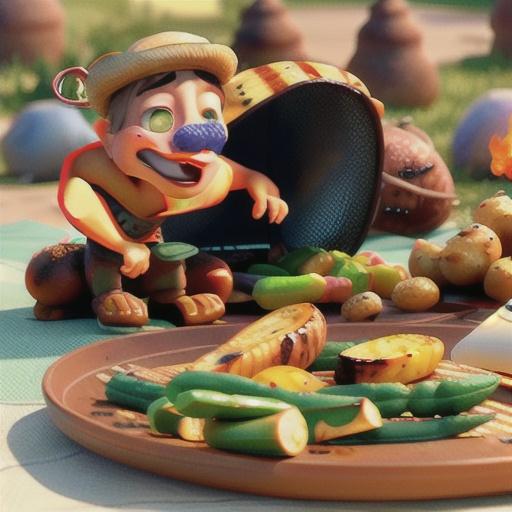 Grilled Sausage with Potatoes and Green Beans