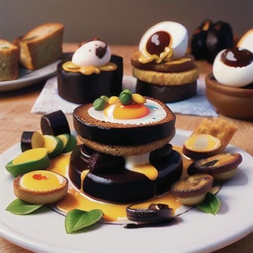 Black pudding, poached egg and soldiers