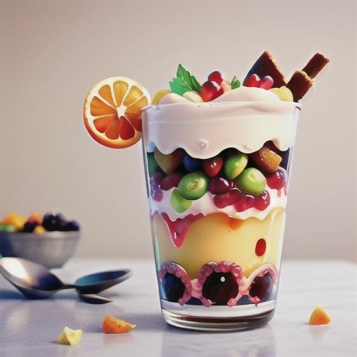 Parfait with Maple Yogurt, Citrus and Pomegranate