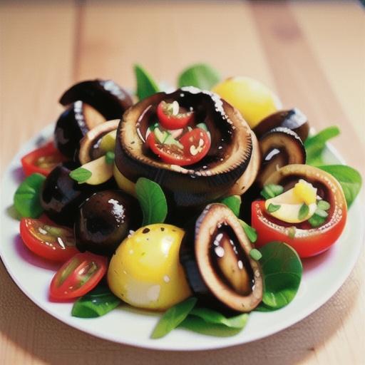 Broiled Portobello Mushroom Salad