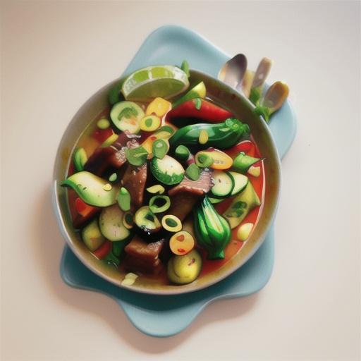 Red curry beef & bok choy stir-fry