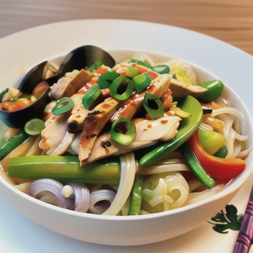 One Pot Thai-Style Rice Noodles