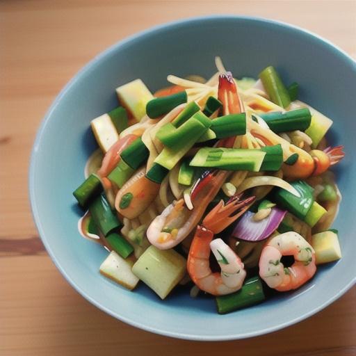 Chicken and Prawn Pad Thai