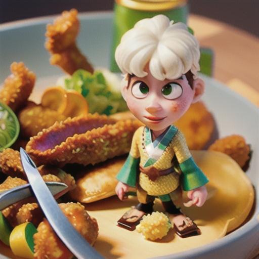 Panko-Breaded Fried Razor Clams