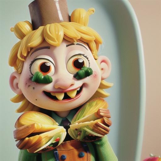 Funny Face Veggie Sandwiches