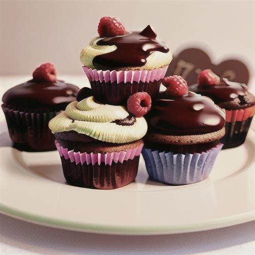 Zucchini Raspberry Cupcakes