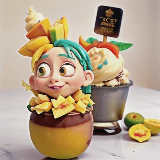 The Captain's Mango Ice Cream