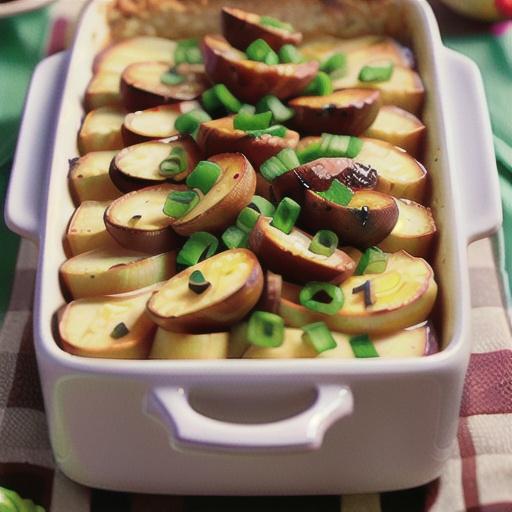 Crunchy Onion Potato Bake