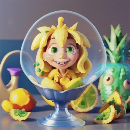 Easy Pineapple Sorbet