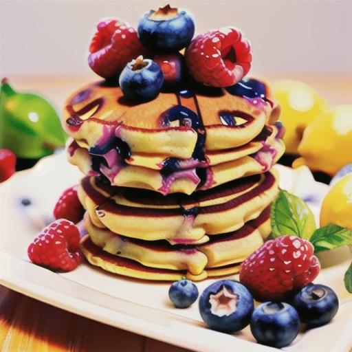 Lemon-Berry Twist Pancakes