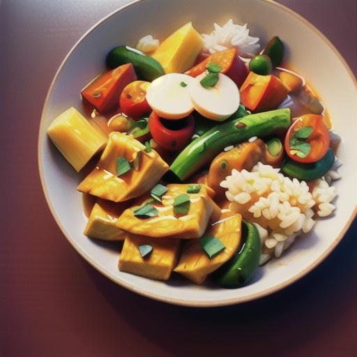 Thai Red Chicken Curry with Pineapple