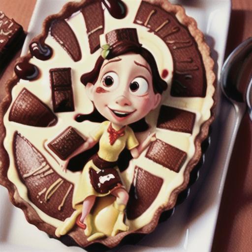 Martha's chocolate roasted-orange tart