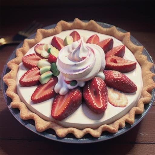 DanDan's Strawberry Cream Pie