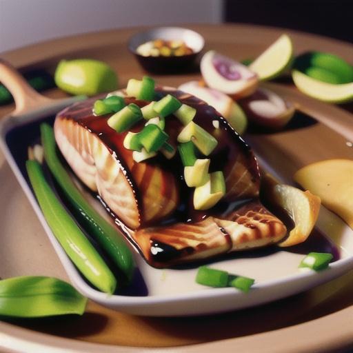Maple-Balsamic Glazed Salmon
