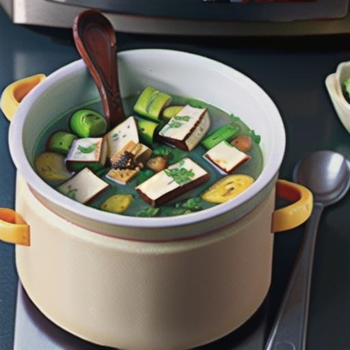 Instant Pot Asparagus Brie Soup