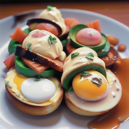 Smoked Salmon Eggs Benedict for Two