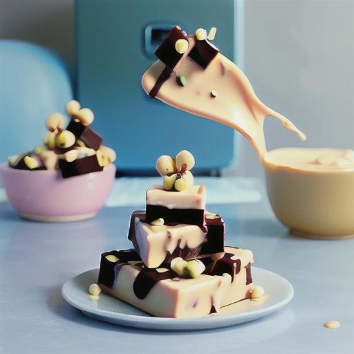 Creamy caramel fudge