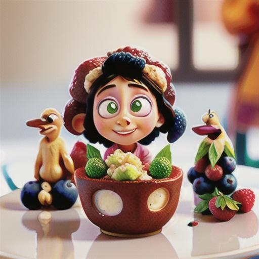 Goats cheese and mixed berry bruschetta