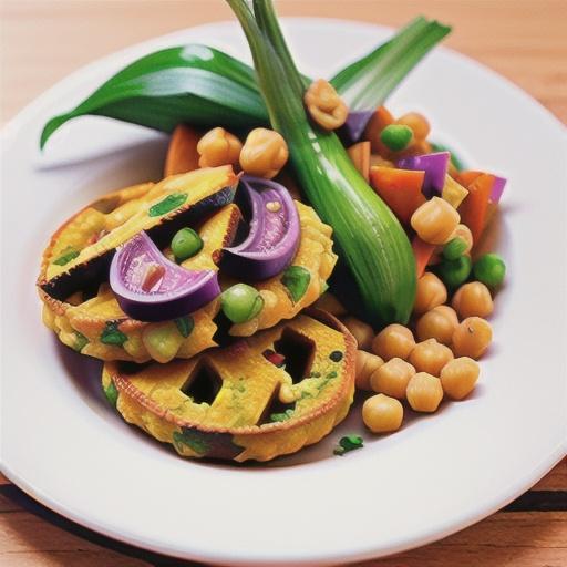 Sweet potato & chickpea patties with corn salsa