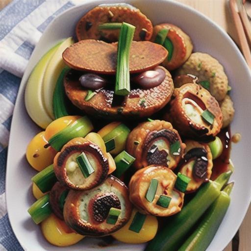 Hoisin-glazed turkey rissoles recipe