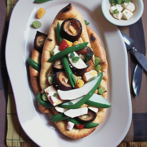 Moroccan lamb pide