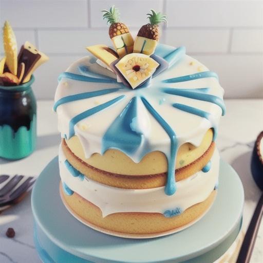 Pineapple Mimosa Cake