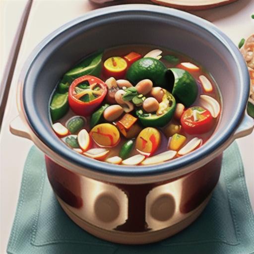 Slow-Cooker Two-Bean Minestrone