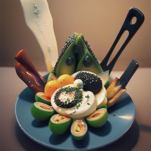 Caviar And Cream Cheese Filled Endive