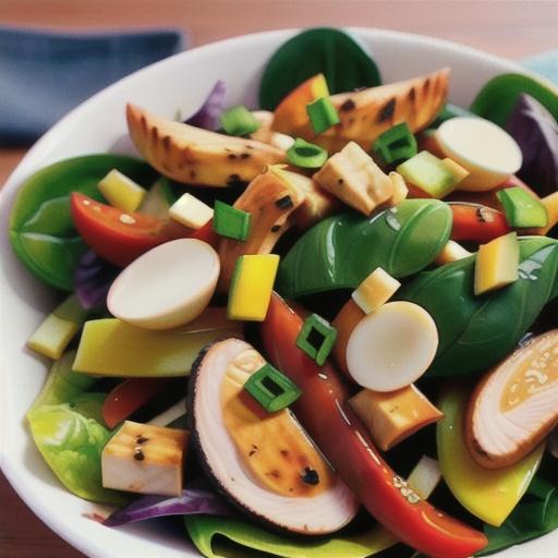 Salt & chilli chicken salad