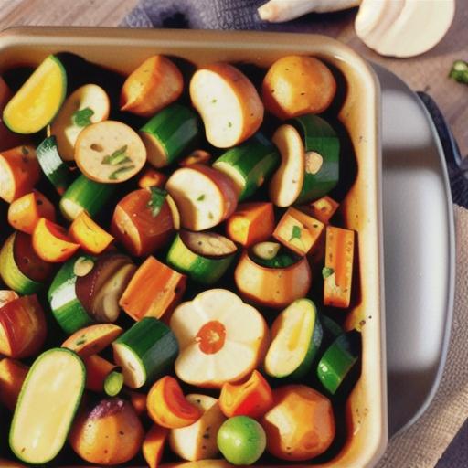 Easy Roasted Mixed Vegetables