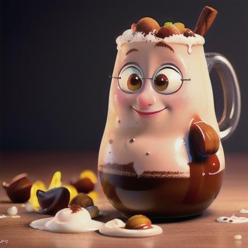 Hazelnut hot chocolate