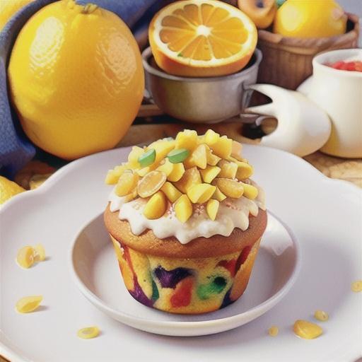 Lemon and Orange Yogurt Muffins