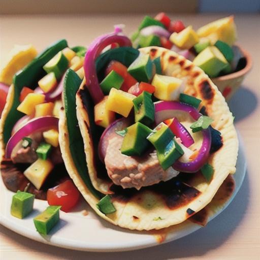Ground Pork Tacos with Pineapple Salsa