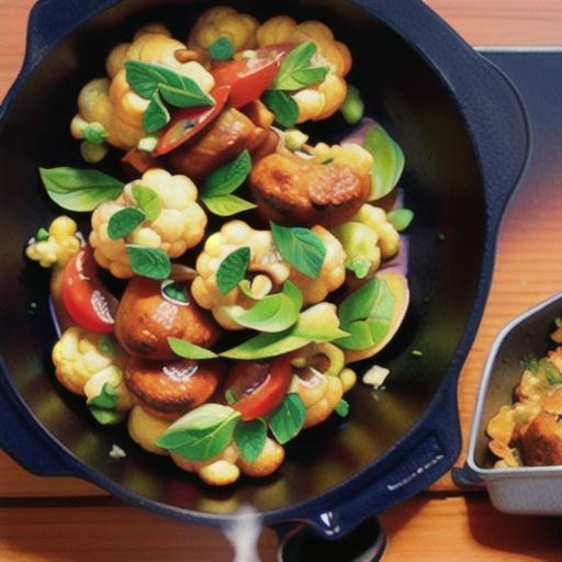 Skillet-Roasted Cauliflower