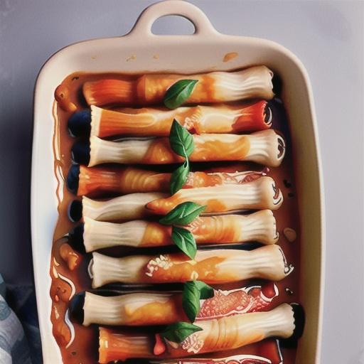 Veal ragù cannelloni