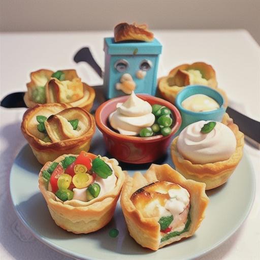 Mini Salmon Quiches