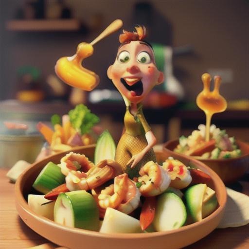 Honey-Ginger Shrimp and Vegetables